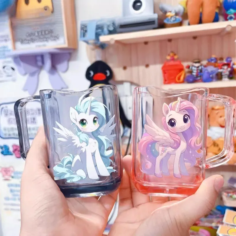 Hasbro My Little Pony creative cute kawaii children's toothbrushing cup personalized anime movie cartoon household mouthwash cup