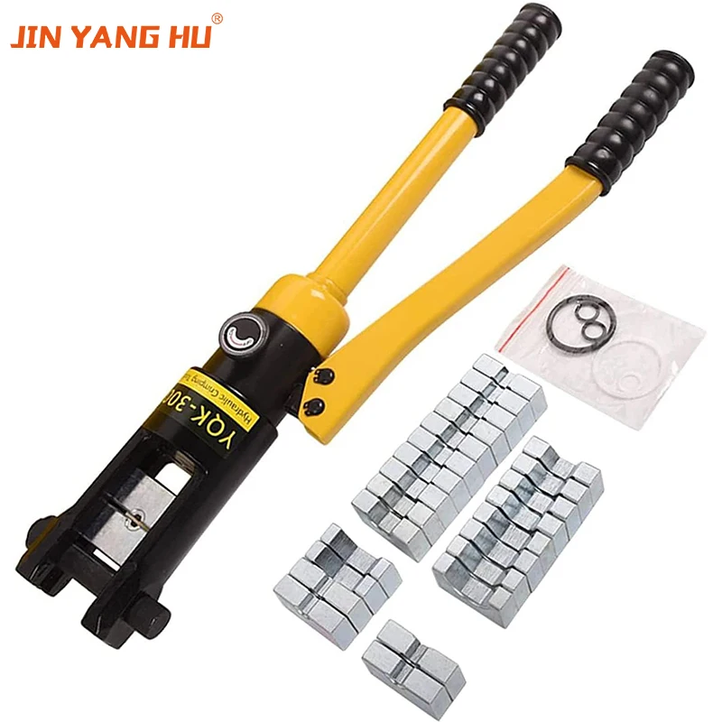 JIN YANG HU YQK-70 Hydraulic Crimping Tool 220V Cable Lug Crimper Plier Compression Tool for 4-70mm Hydraulic Pliers