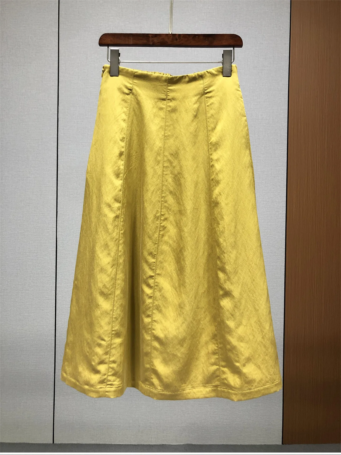 

2026 High Waist Skirt Women's European Spring And Summer New All-match Casual A- Line Long Skirt