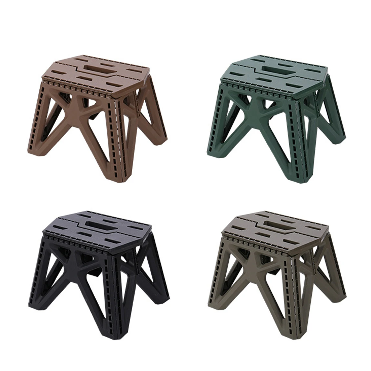 Folding Stool High Load-bearing Handle Design Durable Mini Chair Fishing Stool Square Stool Camping Stool Outdoor Portable