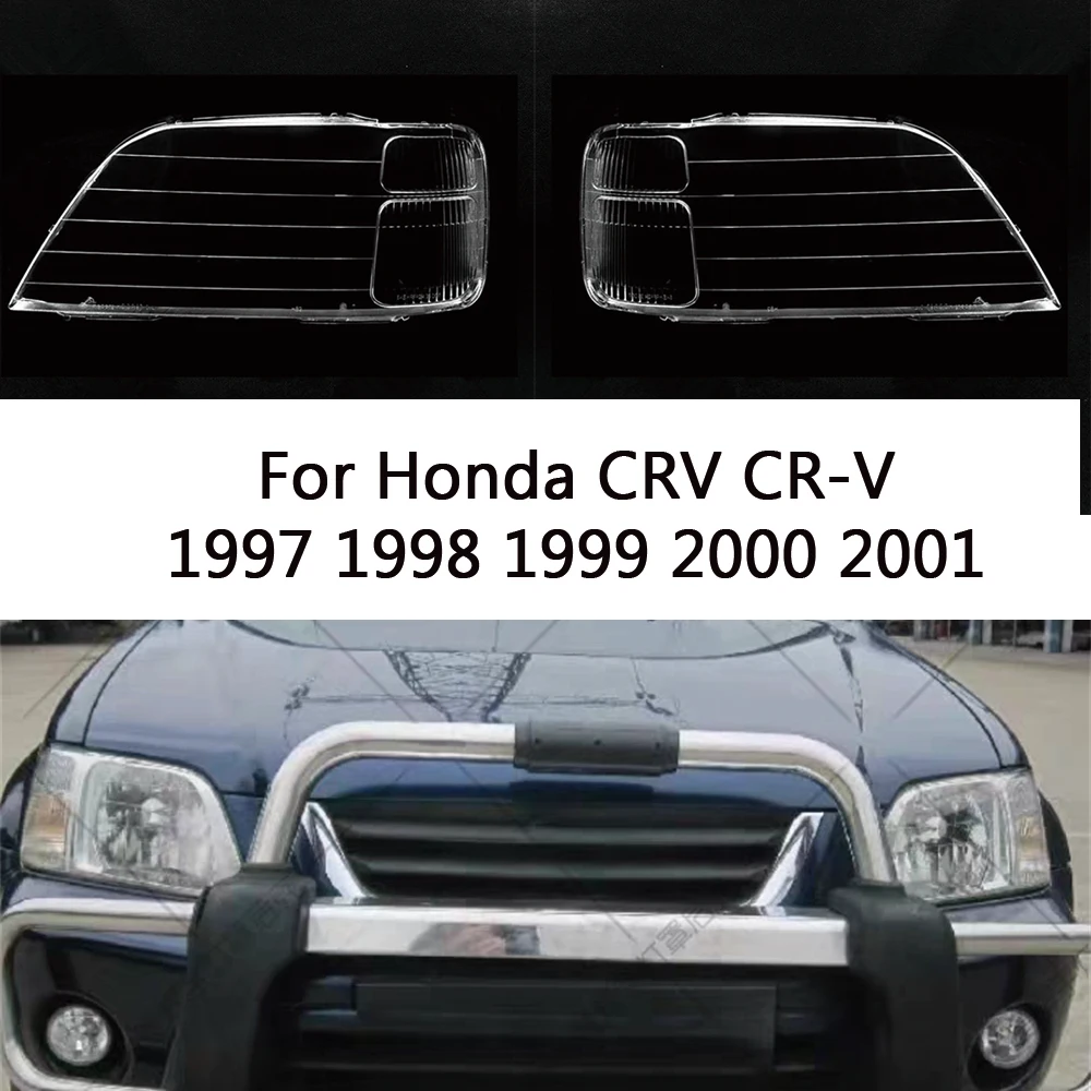 

Для Honda CRV CR-V 1997 1998 1999 2000 2001 крышка передней фары корпус лампы абажур заменить оригинальные стеклянные линзы