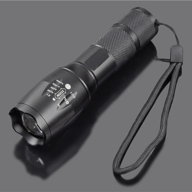 

Sobaldr Powerful XML T6 Led Flashlight Mini EDC 5 Modes Portable Torch USB ReChargeable Outdoor Camping Zoom Flash Light 18650