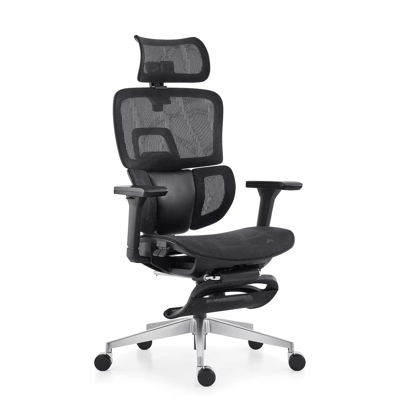 Unique Design of Independent Tilt Function Backrest and Ergonomic Three-zone Waist Support Comfortable High-end Office Chair