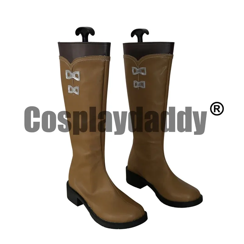 Anime Rudy Rudeus Greyrat Cosplay zapatos Anime S2C2 botas marrones