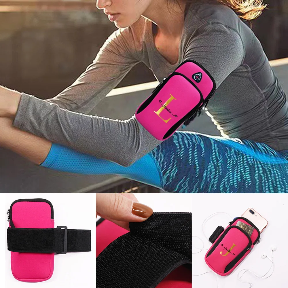 New Customized Name: Arm Strap Sports Phone Bag, Running Arm Phone Bag, Sports Phone Bag, Personalized Printing