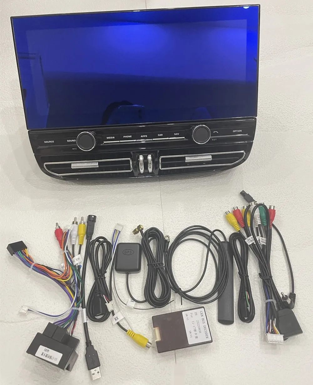 Blu-ray IPS Android For Porsche Cayenne 2010 - 2016 Car Radio Screen Multimedia Automotive Stereos Bluetooth Video Player GPS