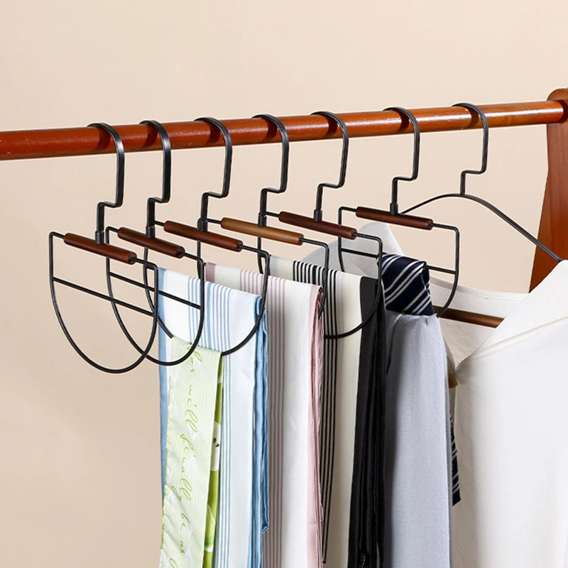 

Double Layers Tie Rack Hanger,Iron Foldable Scarf Holder Organizer for Storage Display,360° Rotating Ties Belts Racks for Men