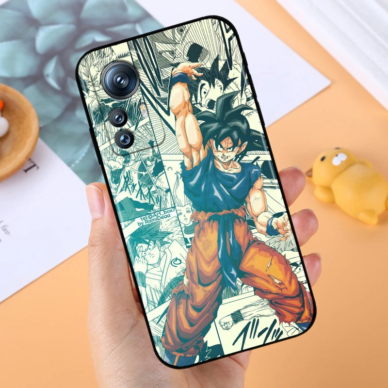 D-D-Dragons B-Balls Z Cartoon For Xiaomi Mi 14 13T 13 12T 12 11T 11i 11 10T 10 Pro Lite Ultra 5G Black Back Phone Case