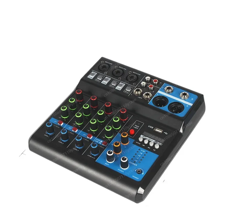 

5 - Way Computer Recording Free Drive Sound Card Mixing Console Mixer Audio Professional Pro Audio Equipment Interface Processor