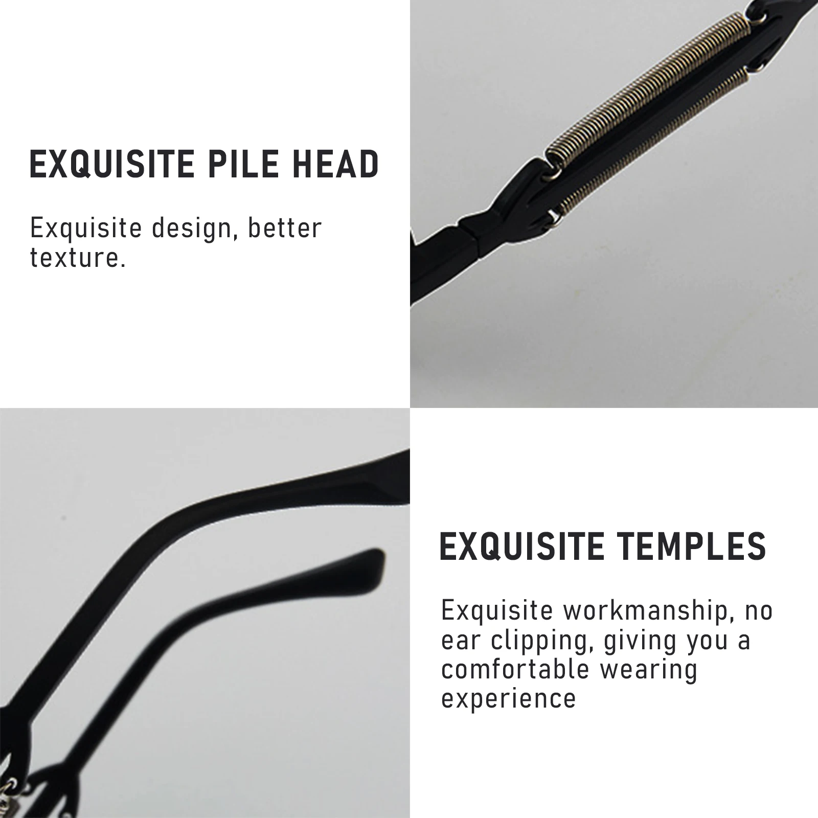 Punk Steampunk Sunglasses Double Spring Leg Glasses Fashion Trend Round Sunglasses Men's Brand Designer Gothic Style Products - view 3