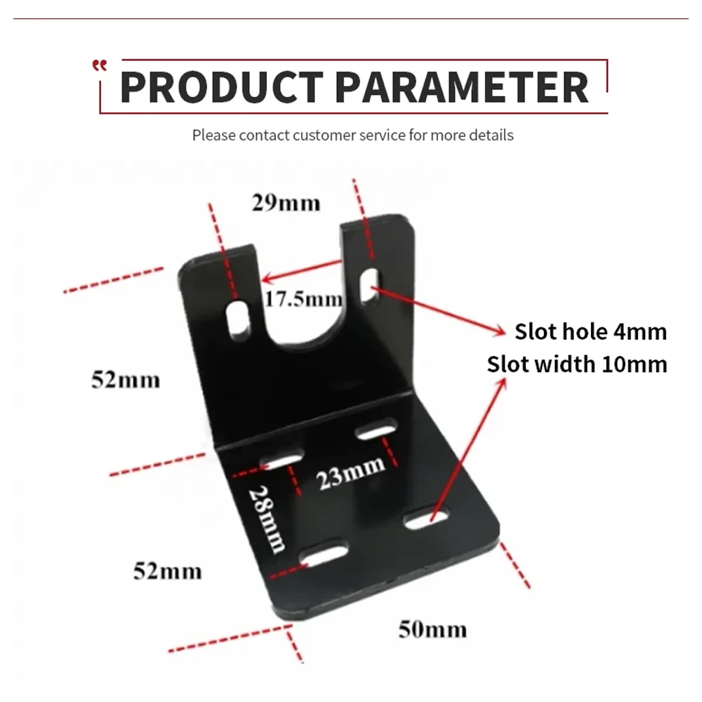 1pcs 775 795 895 997 DC motor Mounting U Bracket Mount housing for 3D printer accessories