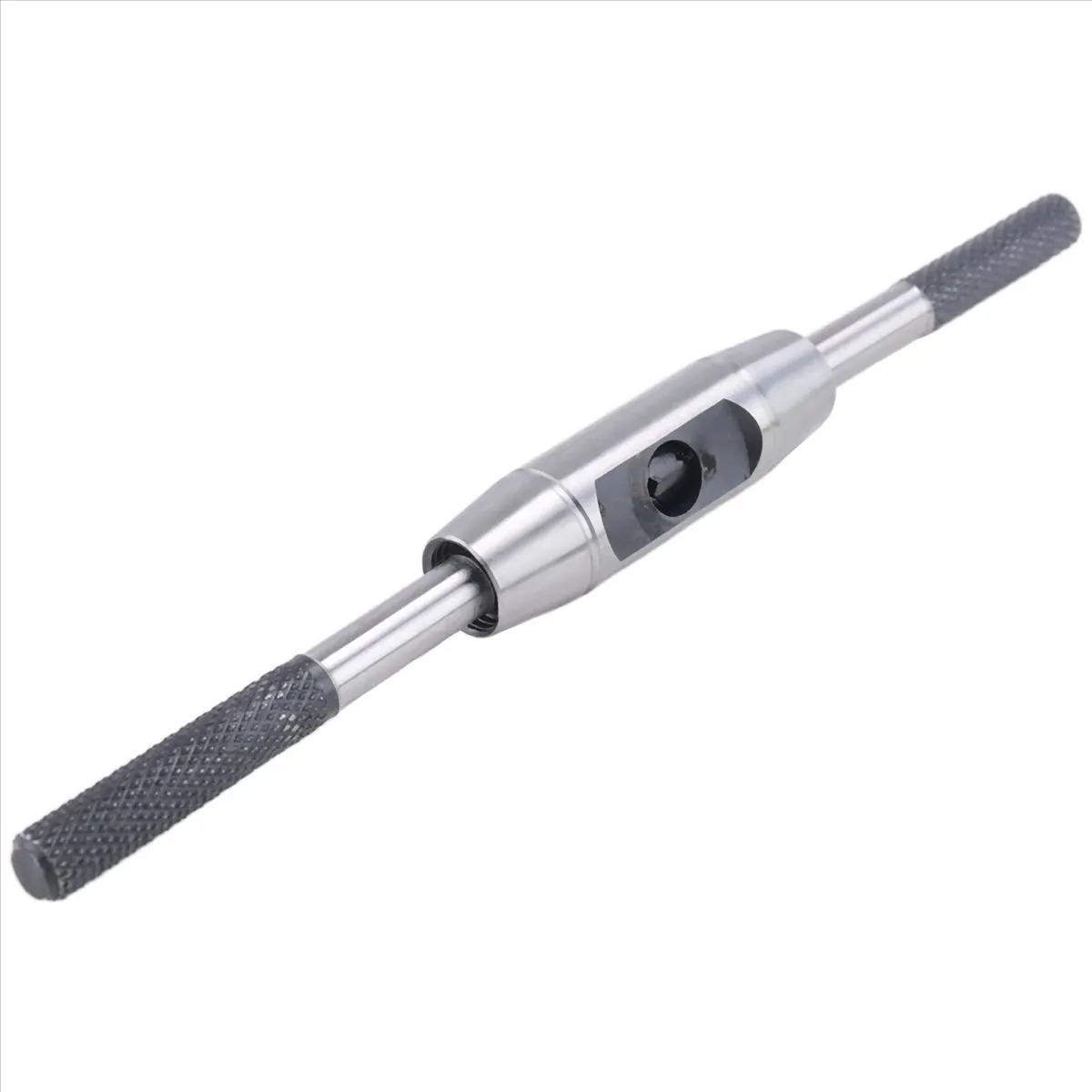 HITL Adjustable Tap Wrench Handle, for Metric M1-M8 Taps, Tap Reamer Tapping Hand Tool, Die-Casting Body