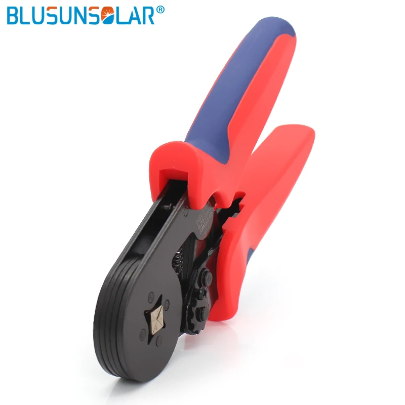 BLUSUNSOLAR Cable End-sleeves Crimping Plier Self Adjusting Ratcheting Ferrule Crimper AWG24-10 HSC8 6 4