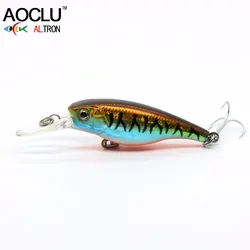 AOCLU Mini Shad 40mm 2.5g Hard Bait Small Minnow Crank Fishing Lures Deep Diver Swimmer Bass Trout Fresh Saltwater Tackle