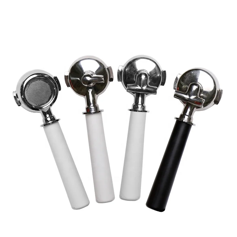 Black coffee accessories 58mm bottomless filter group head coffee machine filter