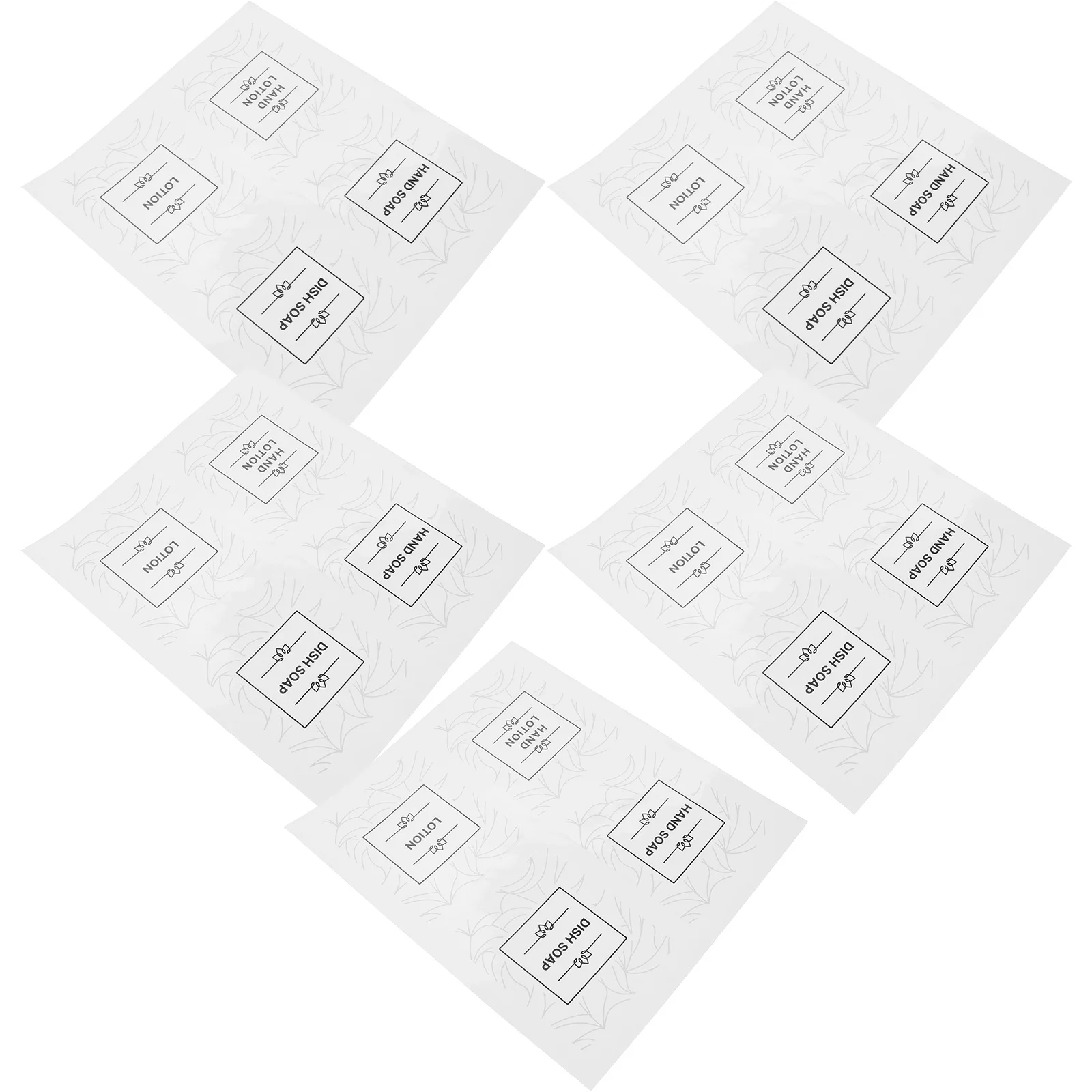 

1 Set Waterproof Labels For Shampoo Bottles Bathroom Organization Self-Adhesive Sticker Washable Oil-Proof Bottle Labels Folder