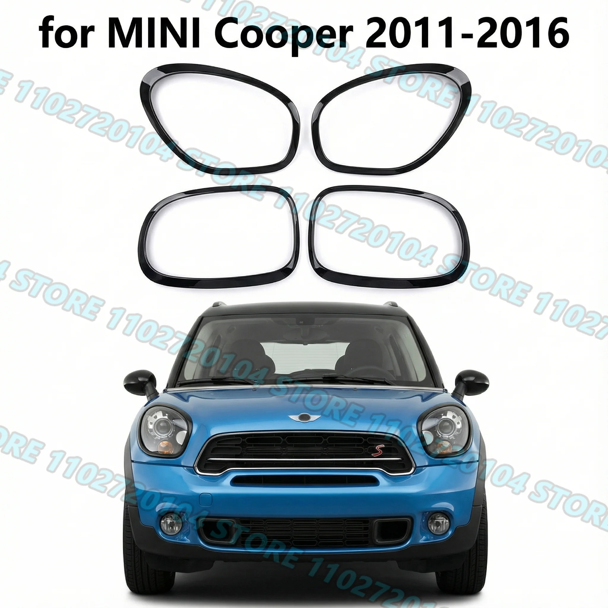 

for 2011-2016 R60 R61 BMW MINI Cooper Countryman Paceman Headlight Trim Ring 51139801573 51139813823 52109806935 63129812631