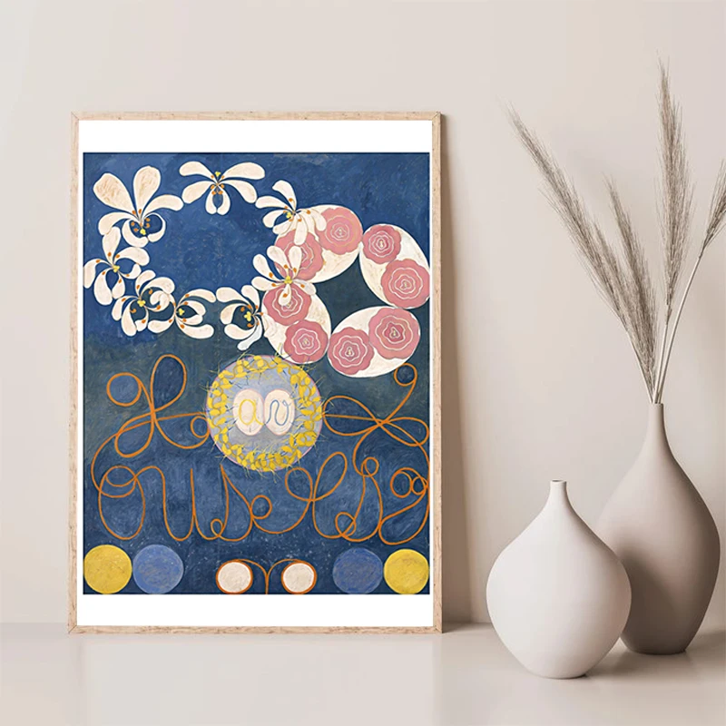 Sweden Abstract Artist Hilma Af Klint Poster Decoration Posters for Wall Decor Painting on Canvas Decorative Paintings Art Print