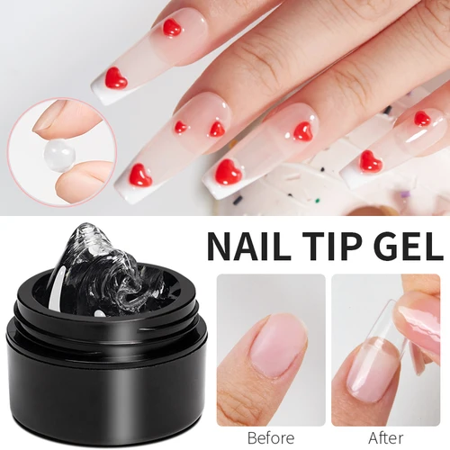 Imagen 2 del producto Gel sólido para puntas de uñas, para extender rápidamente las uñas, función de 15ml, esmalte de Gel transparente, modelado 3D, Gel tallado, barniz de Gel UV para uñas