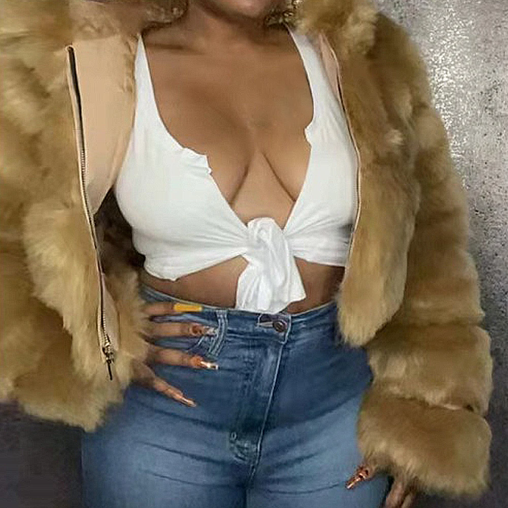 

Женская короткая шуба из искусственного лисьего меха с капюшоном, длинными рукавами и строчкой, мода в европейском и американском стиле