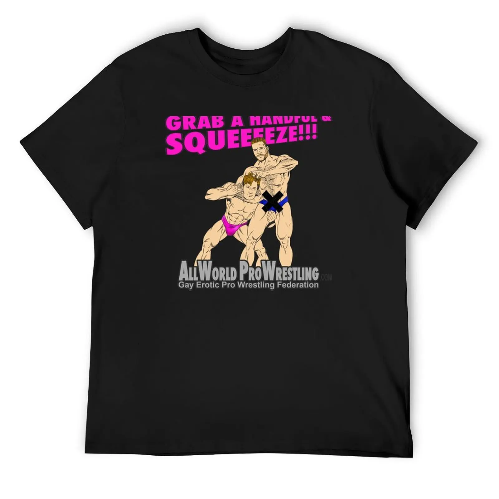 

Squeeze - Gay Pro Wrestling T-Shirt aesthetic clothes anime figures football t shirt T-shirt men