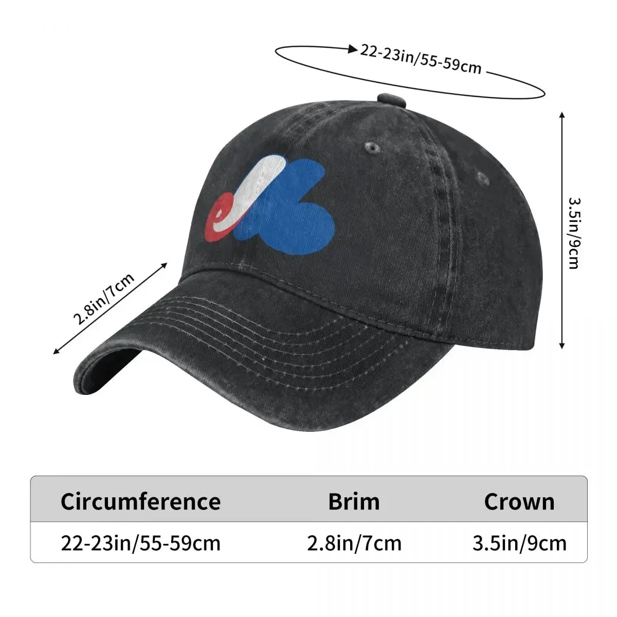 Baseball - Defunct Team Montreal Expos Fashion Cap Peaked Men's Hat Women's Hats For Men
