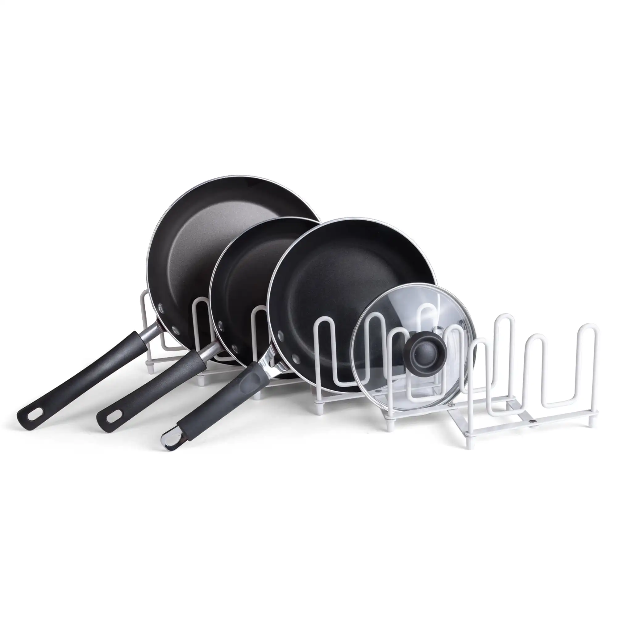 

Expandable Pan & Lid Organizer, White