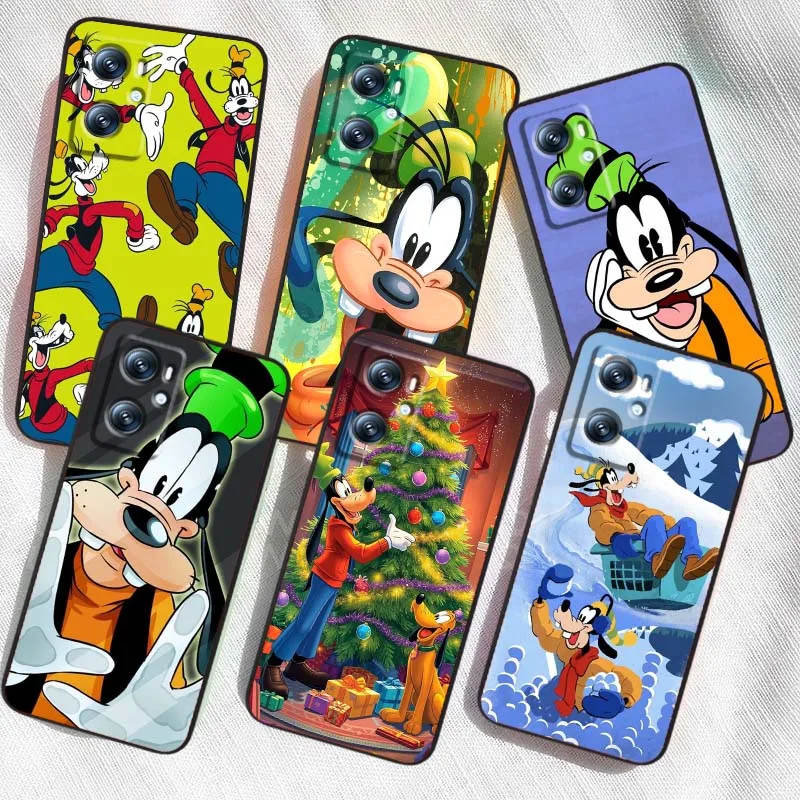 

Disney Goofy Cartoon Cute For OPPO Reno 5 6 7 A96 A40 A58 Realme GT A74 A78 Neo2 A74 A78 Find X5 X3 X7 X8 Black Shell