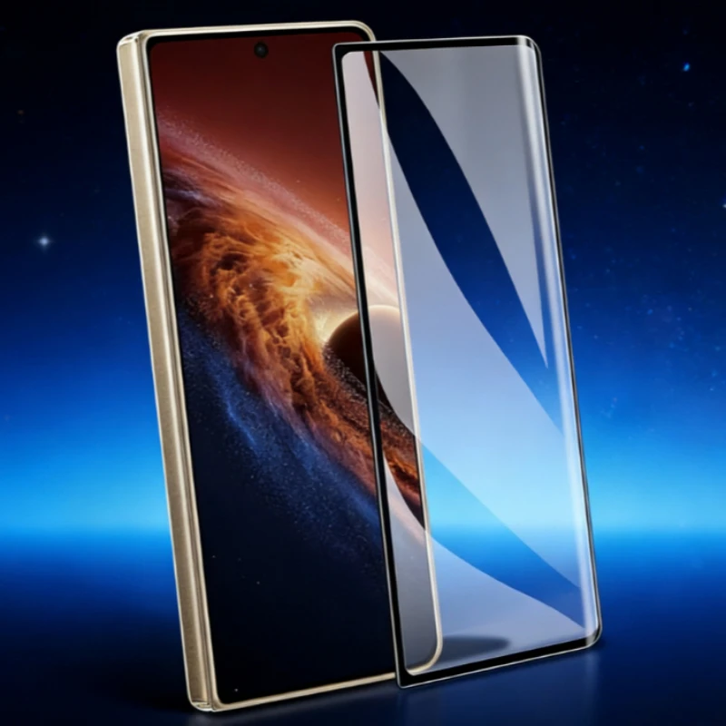 

For HONOR Magic V6 Black Edge Tempered Glass Screen Protector for Honor Magic V6 9H Full Cover HD Protective Film