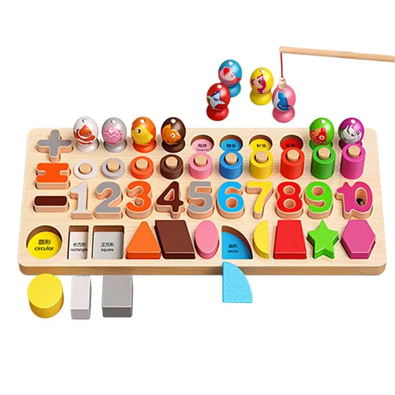 

Wooden Number Puzzle Wood Puzzle Shape Sorter Counting Game Toddler Number Puzzles Sorter Counting Shape Stacker Magnetic