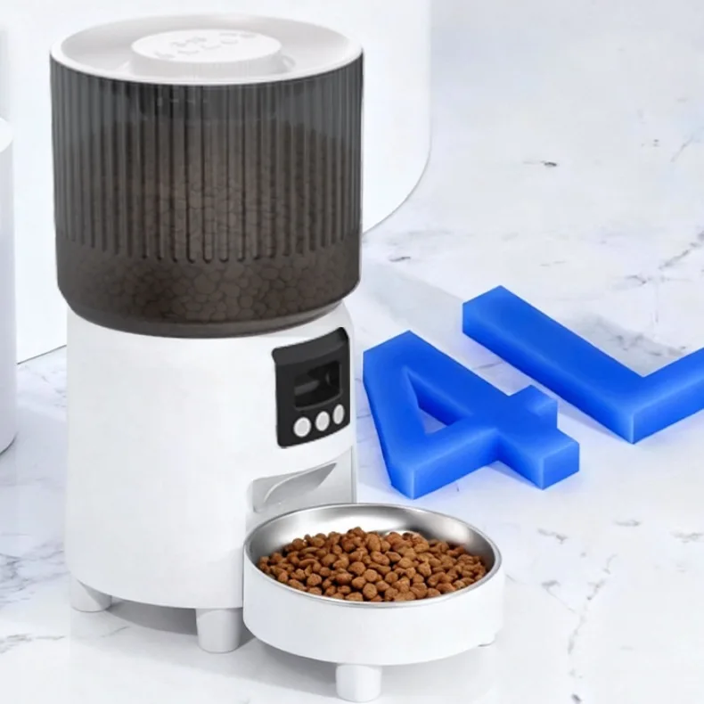 APP Controlled L Automatic Pet Feeder With Intelligent Recording Timed Quantitative Feeding For Cats And Dogs