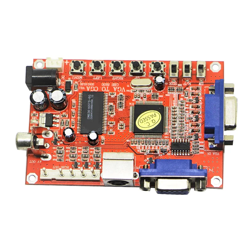 

High Solution to Low Solution Board VGAl to RGB to AV to S Terminal Game Video Conversion Card