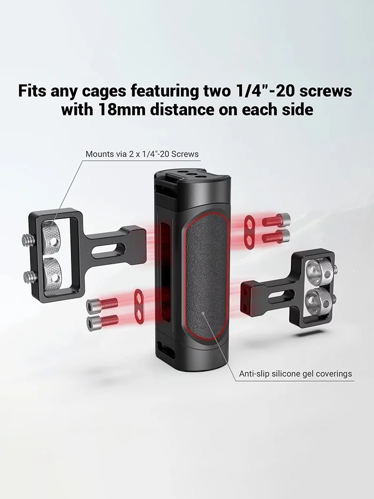 SmallRig Mini Camera Side Handle Handgrip with Two 1/4