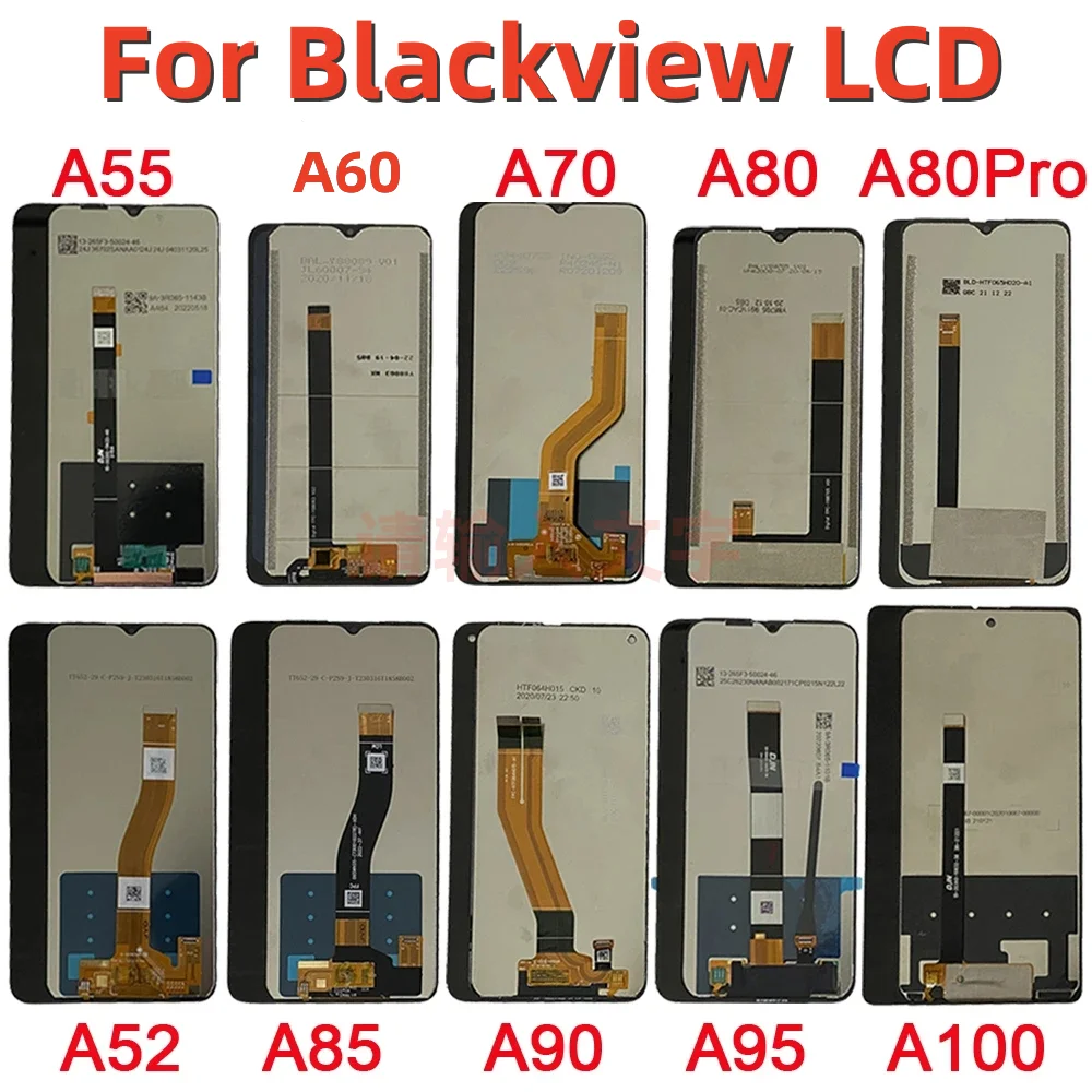 

Для Blackview A50 A52 A55 A60 A70 A80 Pro Plus A85 A90 A95 A96 A100 сенсорный ЖК-дисплей для телефона A80S A80Plus LCD