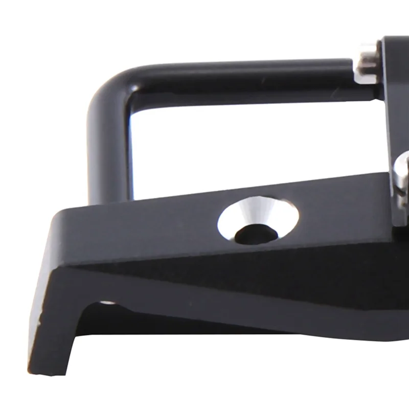 A30F-Metalen Voorbumper Met Trekhaak Voor Traxxas TRX4M TRX-4M 1/18 RC Crawler Auto Upgrade Onderdelen OP Accessoires