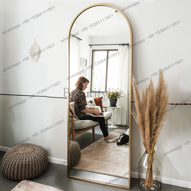 Factory Direct French Hanging Mirror Art Full Mirror Against The Wall Ins Full Mirror Clothing Store