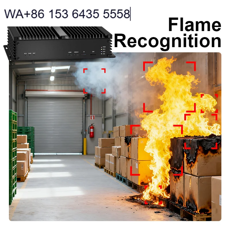 Image Visual Smart Smoke Detector Fire Alarm System for Home Hotel Commercial and Hospital Security