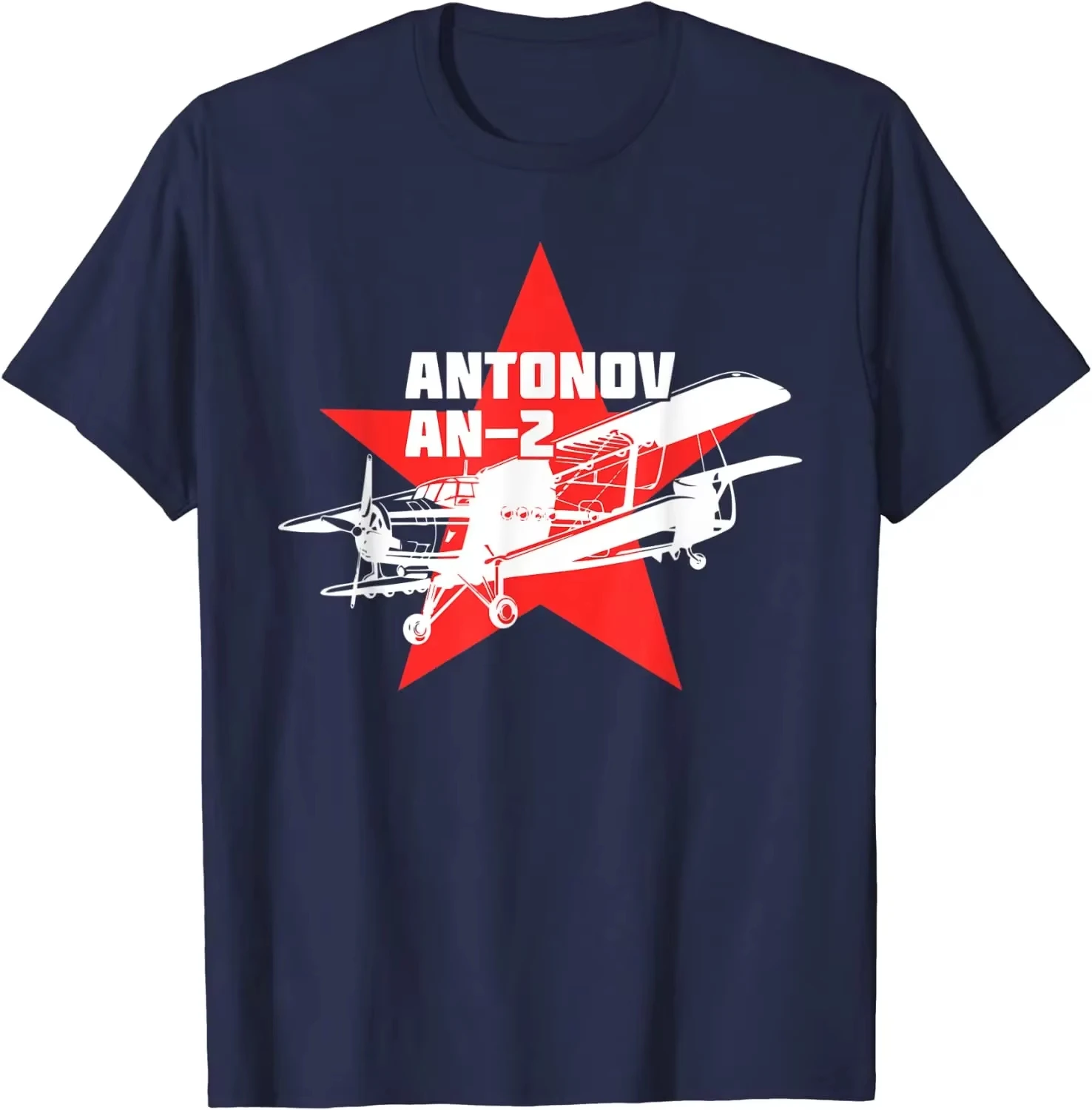 2026 New Cool Airplane Russian Antonov An-2 Aviator Biplane Men T-Shirt Short Sleeve Casual Summer Father & Son T-