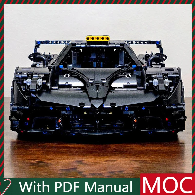 

3636 PCS Hot Selling MOC PCS Black Cool Sports Car Model DIY Building Blocks Kids Assembly Display Toys Festival Surprise Gift