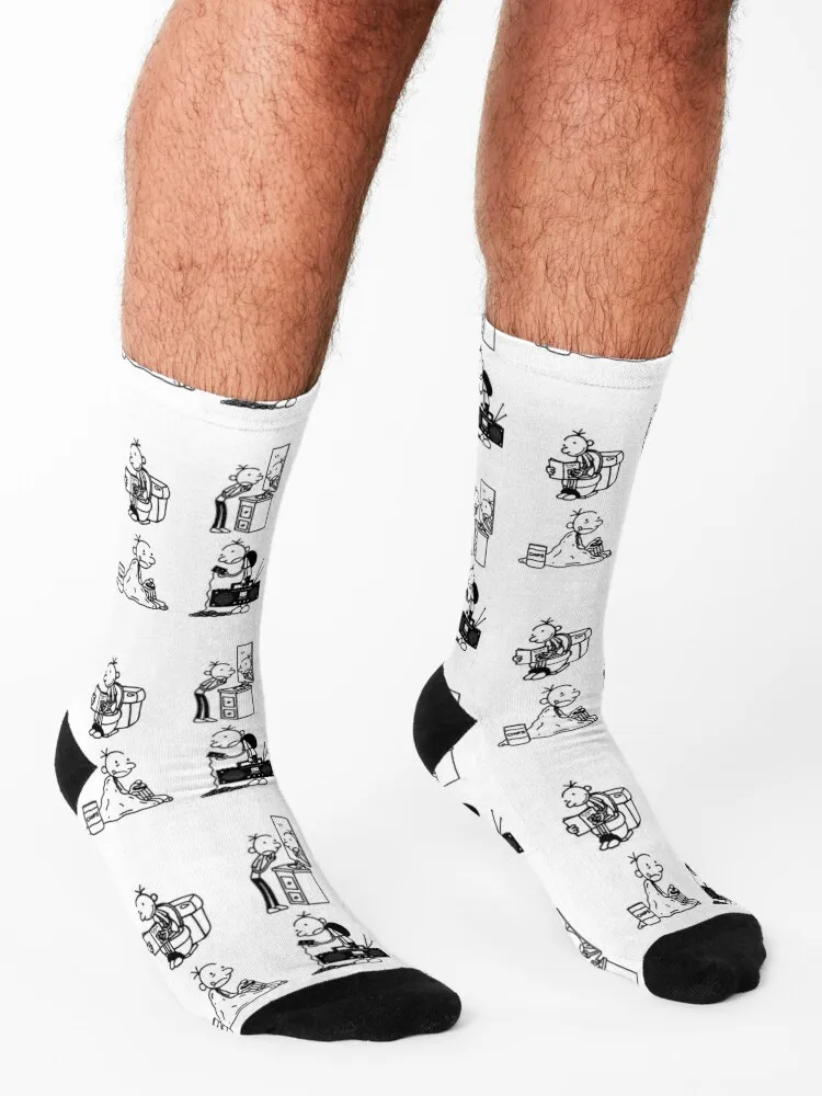 Wimpy Kid 4 states of Greg Heffley Socks Wholesale summer Stockings man Mens Socks Women's