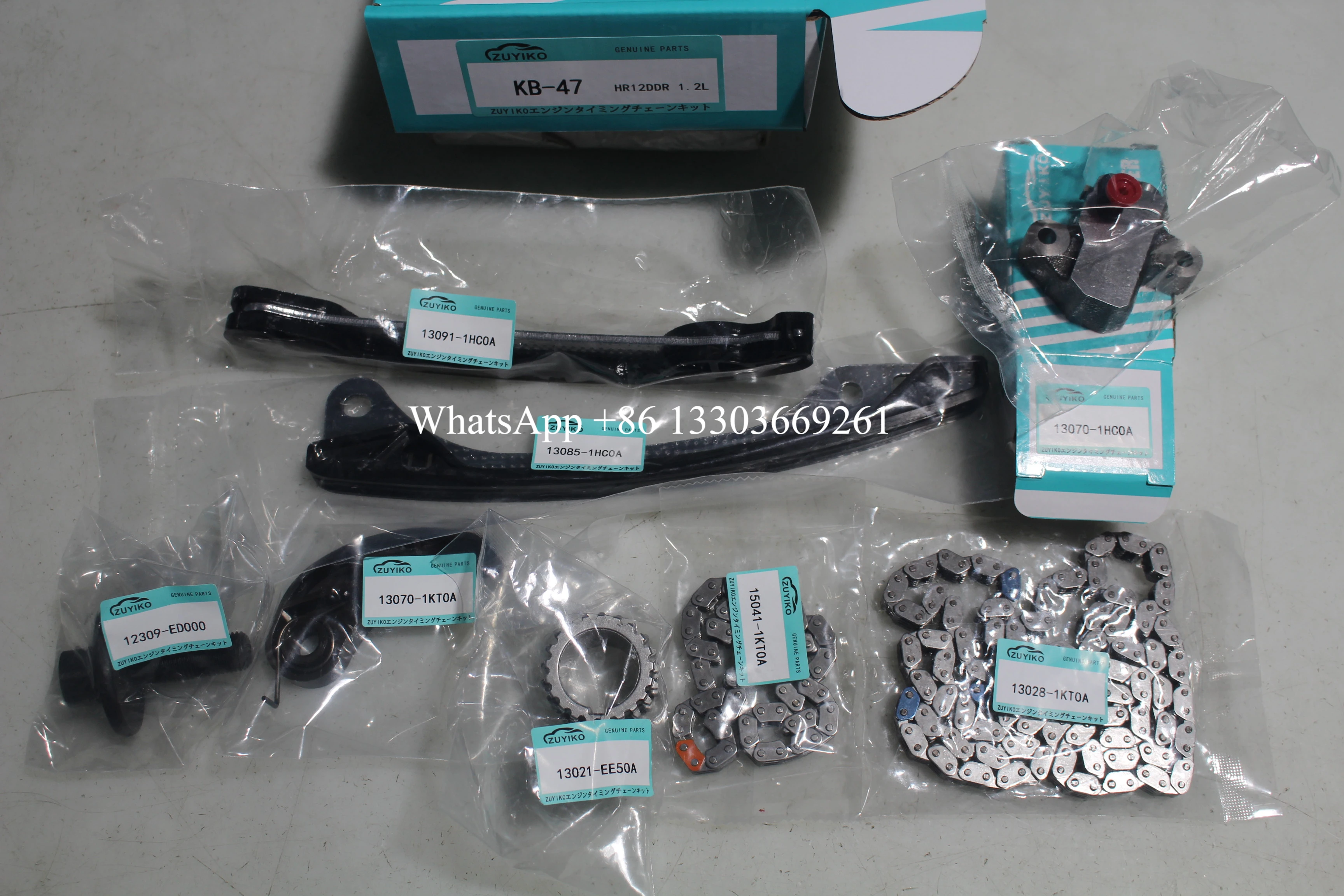 

HR12DDR TIMING CHAIN KIT FOR NISSAN hr12ddr engine timing chain set 13028-1KT0A KB-47