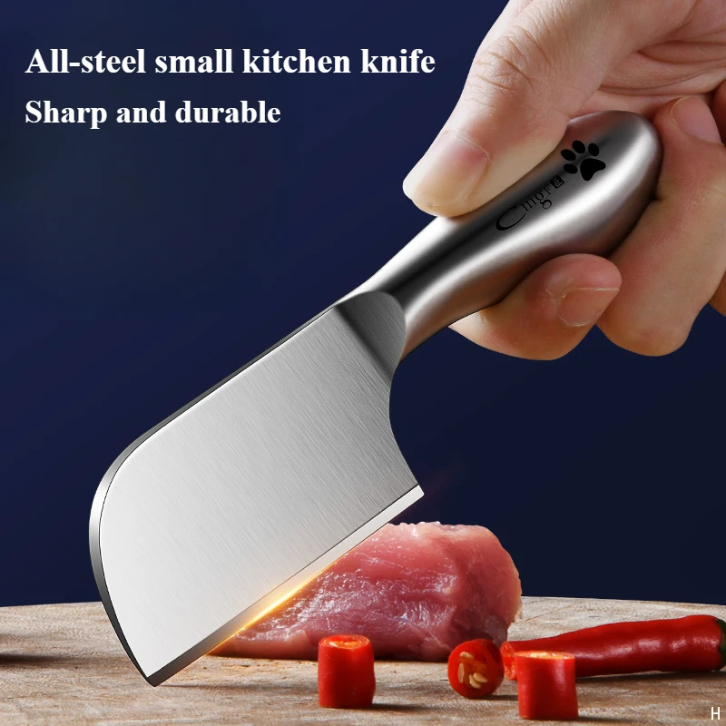 All-steel mini vegetable knife, ultra-sharp stainless steel portable household fruit knife, parcel delivery knife, kitchen-speci