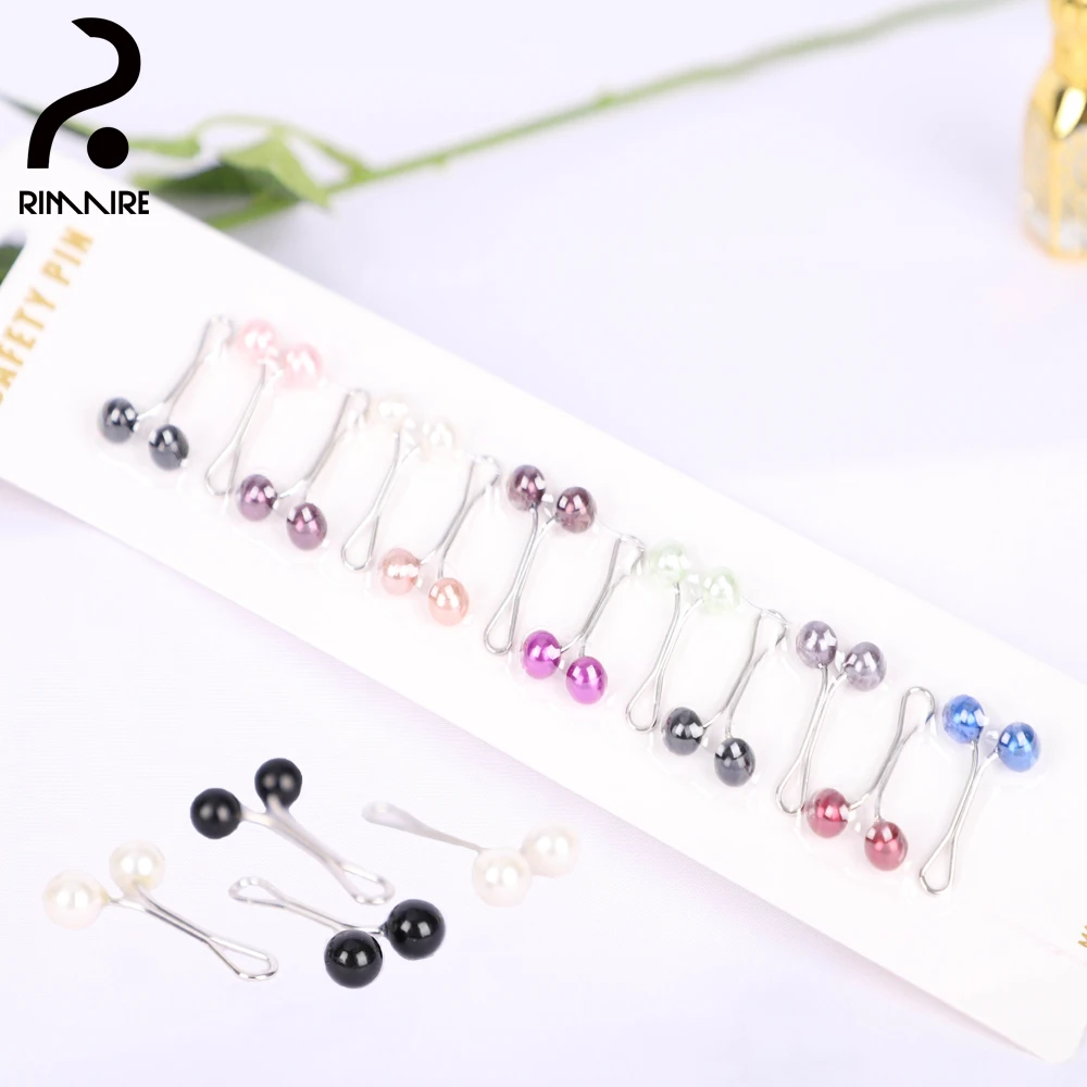 12pcs Pins Clips Set for Muslim Hijab Fashion Islam Turban Magnetic Closure New Headscarf Accessories Wedding Party Gift RIMAIRE