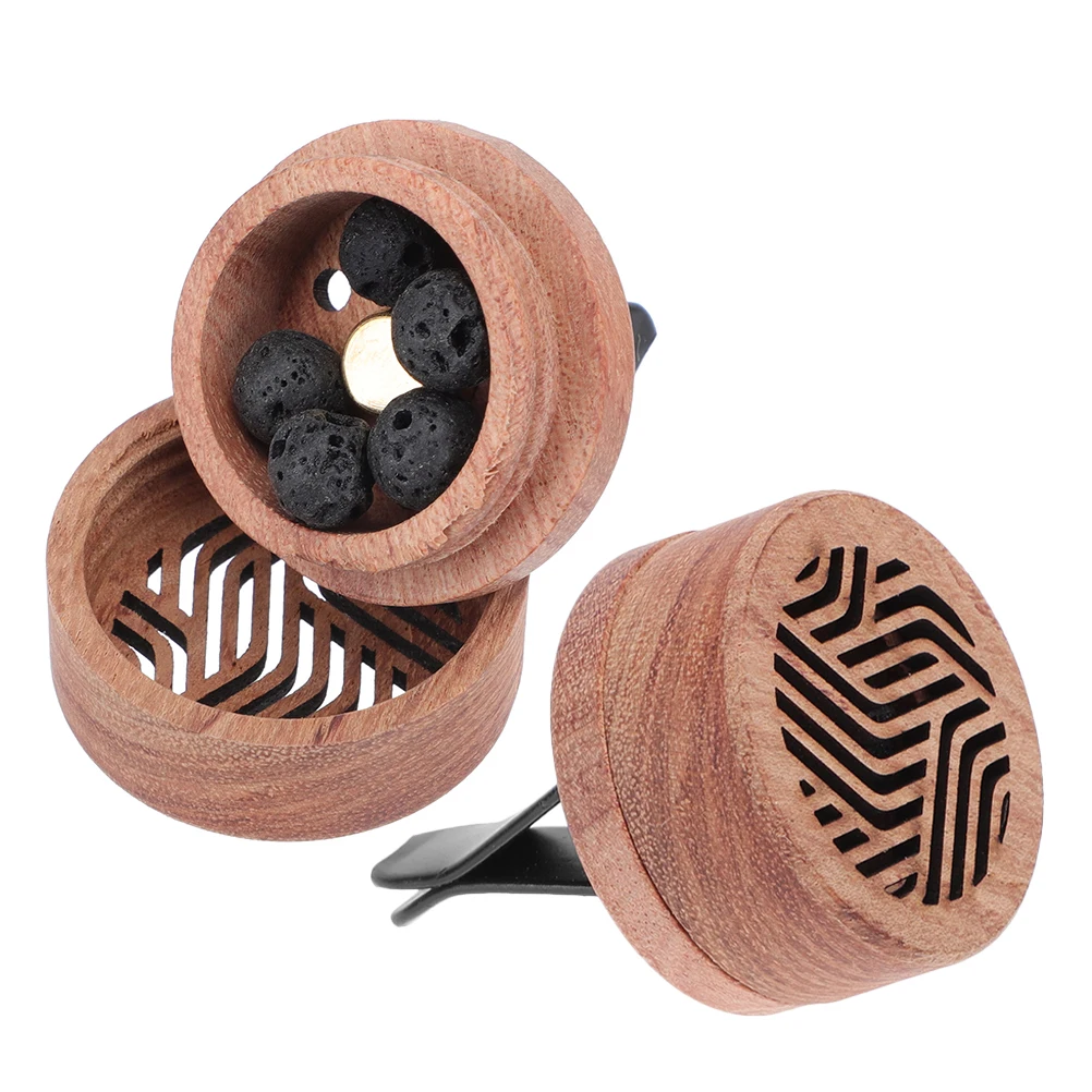 

2Pcs Car Diffuser Essential Oils Air Freshener Aromatherapy Vent Clip Mini Portable Oil Diffuser Car Decorations