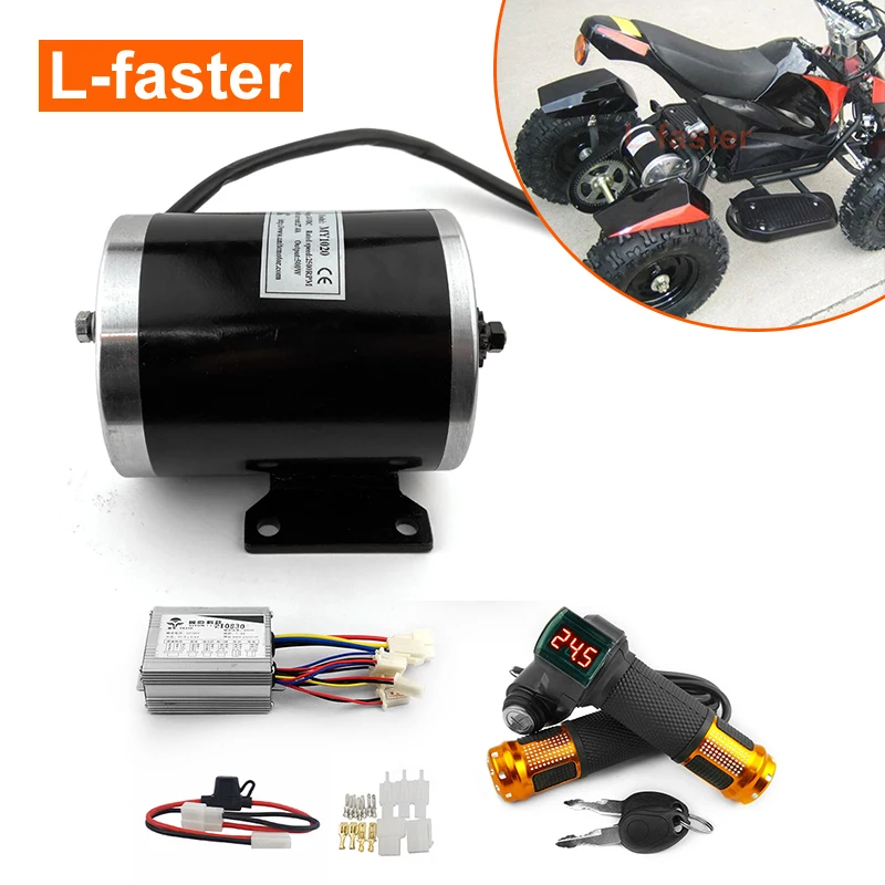 L-Faster MY1020 High-Speed Electric Go-Kart Brushless Motor Controller Kit 500W for 24V/36V/48V scooter - Control Box Set