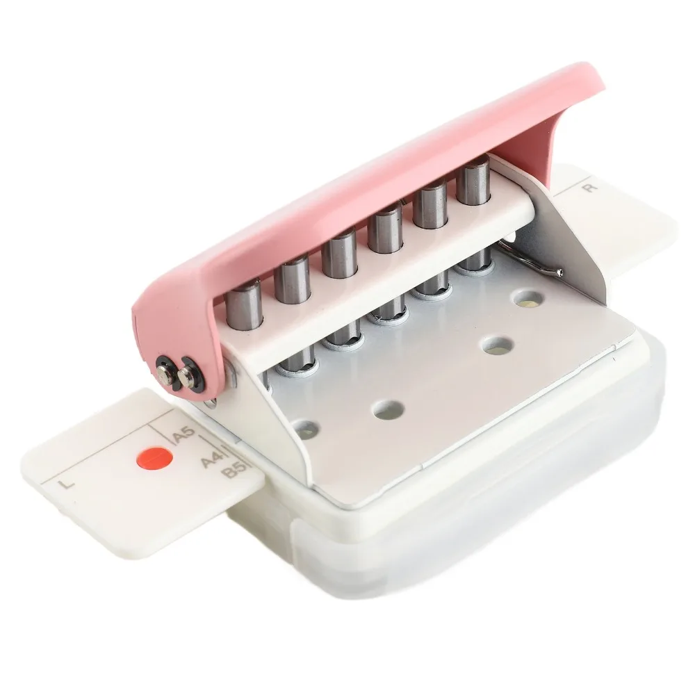 3pcs Multi-Hole Hole Puncher Adjustable Hole Spacing Positioning Mark Paper Hole Puncher Manual Hole Punch DIY Bookbinding