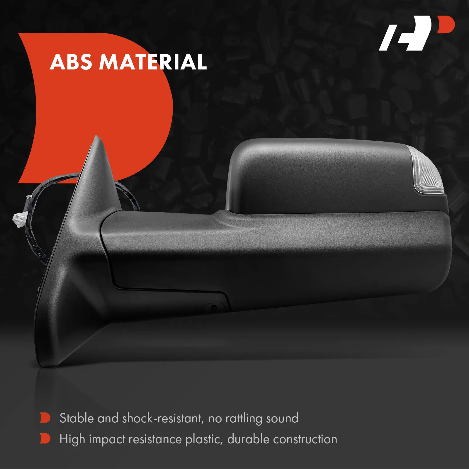 A-Premium Driver Side Power Towing Mirror for Ram 2500 3500 2019-2022 Power Folding Blind Spot Detection Turn Signal Light
