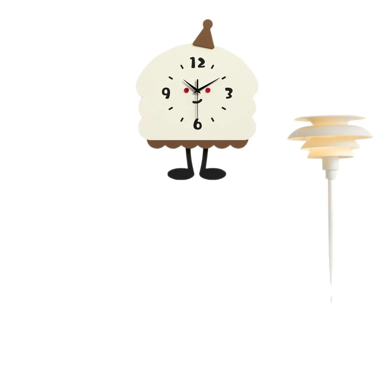 Joylive Simple And Creative Wall Clock For Decorating The Living Room Customized Cartoon Clock For Wall Hanging