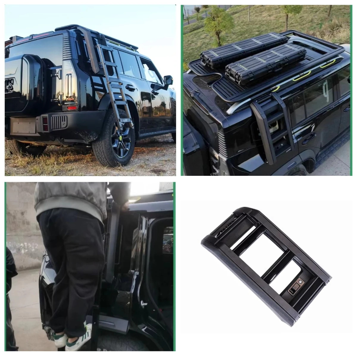 

Stlf For Jetour 2020+ Defender Accessories Side Ladder For T2 2024 Carbon Fiber Body Parts 2024 Accessory