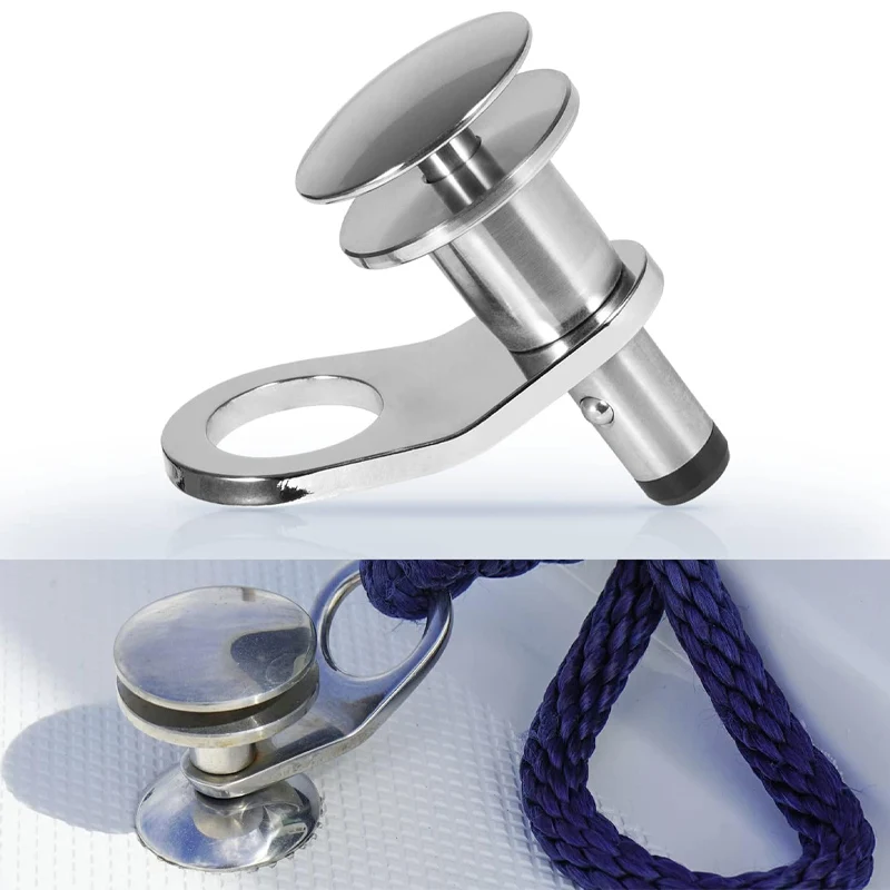 

1/2'' Quick Release Boat Fender Holder - Marine Stainless Steel Quick-Release Mount Cleat Hook, Receiver Not Included